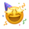 Star Eyes Emoji by Partyideas.uk